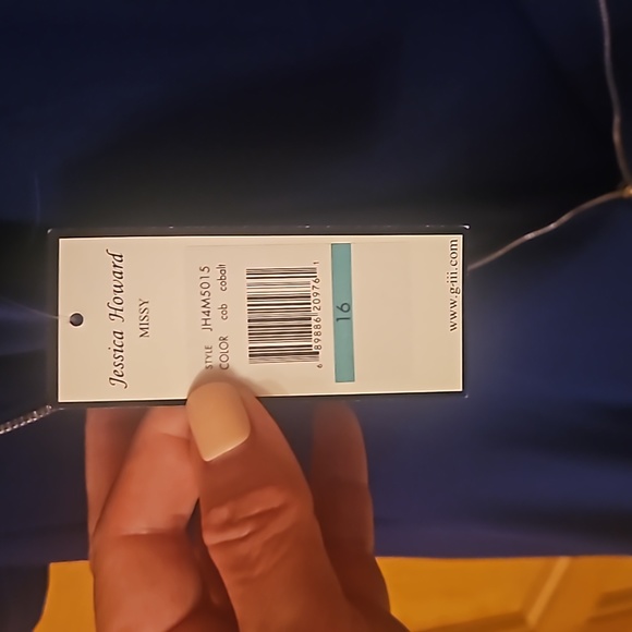 Jessica Howard 16 Cobalt blue dress - Picture 6 of 8